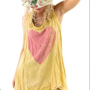 Magnolia Pearl I Love You So Much Paz Tank NWTNW OSFM